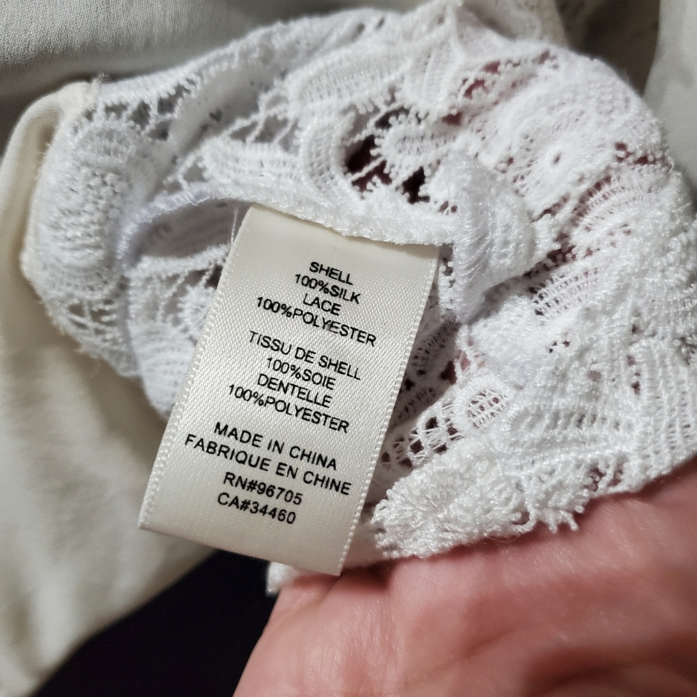 LAST CHANCE Rebecca Taylor Silk Lace Blouse - Picture 4 of 5